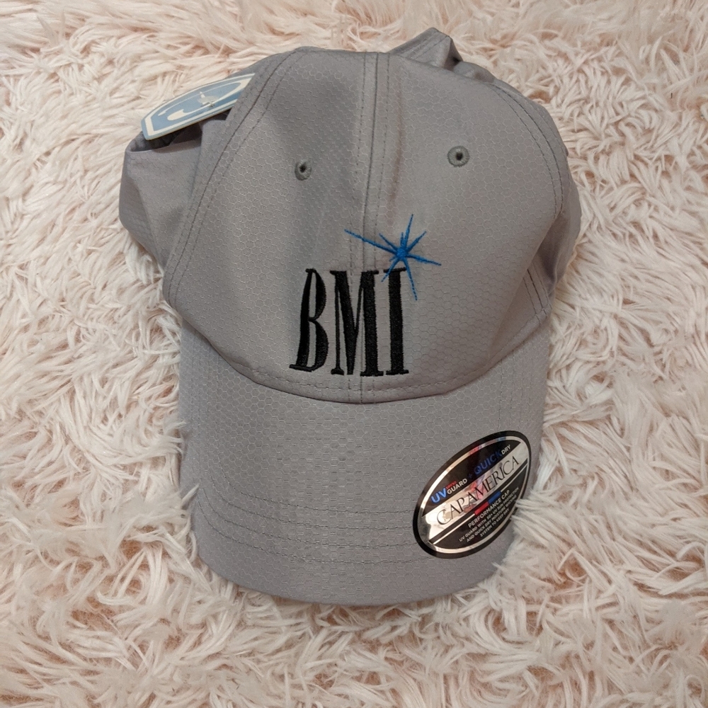 NWT Capamerica Golf BMI Records golf cap